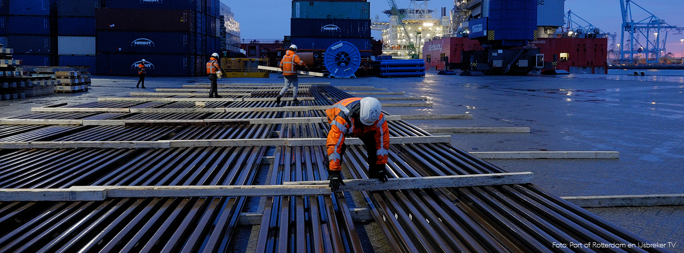 Efficiënt watertransport voor spoorwerk op de Maasvlakte