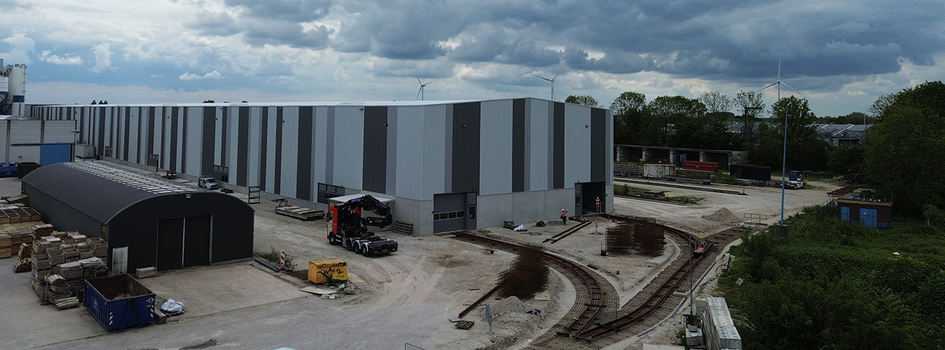 Nieuw industriespoor op maat als integraal onderdeel van het productieproces van VBI 