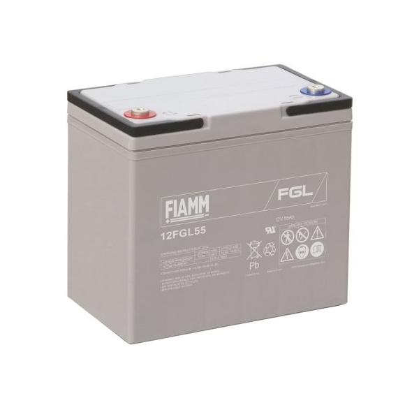 Batterij,FIAMM,12FGL55,12V 55Ah