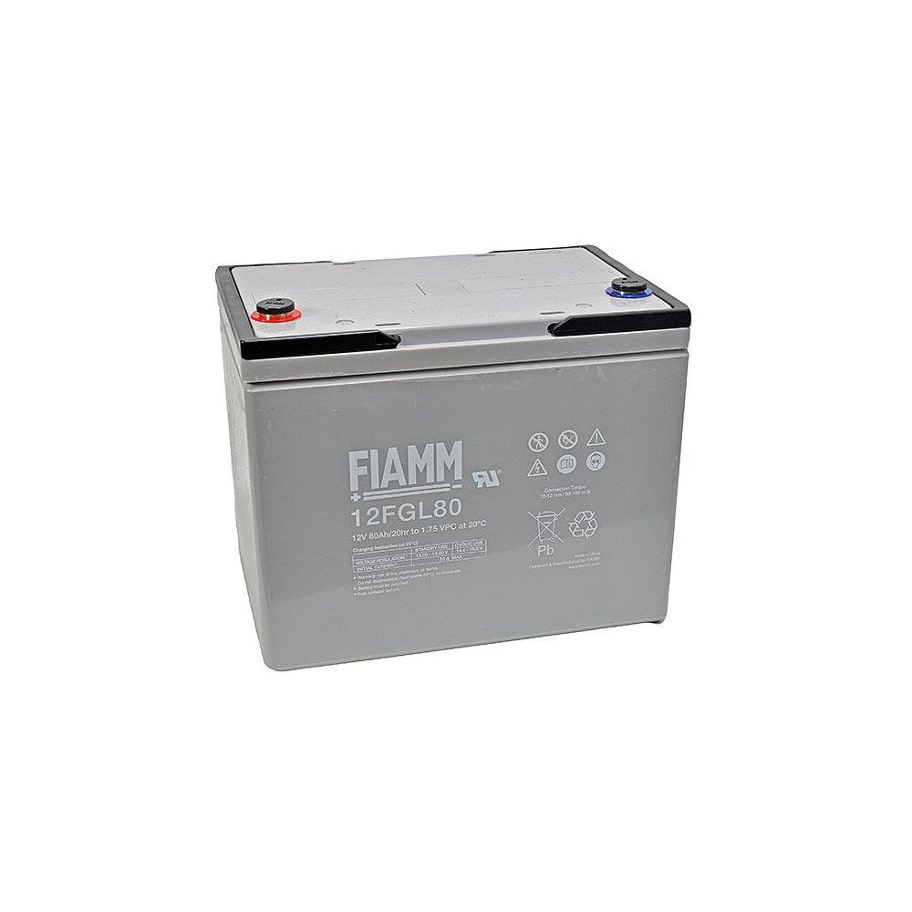 Batterij,FIAMM,12FGL80,12V 80Ah