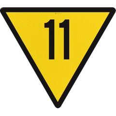 Snelheidsverm.bord,900,RS313,US20,DOR