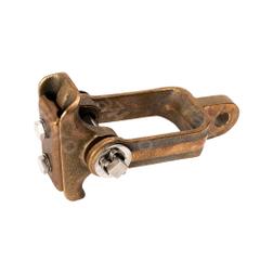 Klem,hang/draagk.,m oog,2x150mm2