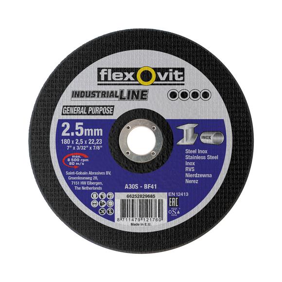 Doorslijpschijf 180x2,5x22,23 IND.LINE