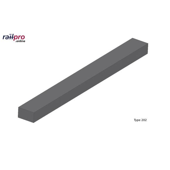 KLP® kunststof ligger,'202'-500x25x15cm
