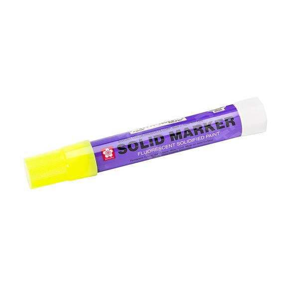 Solid marker,fluor citroengeel