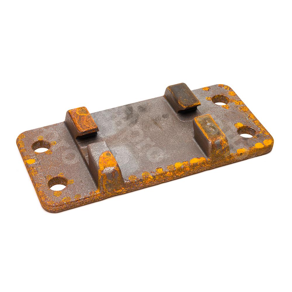 Rugplaat 46E3,gegoten