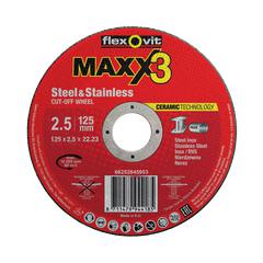 Doorslijpschijf 125x2,5x22,23 MAXX3