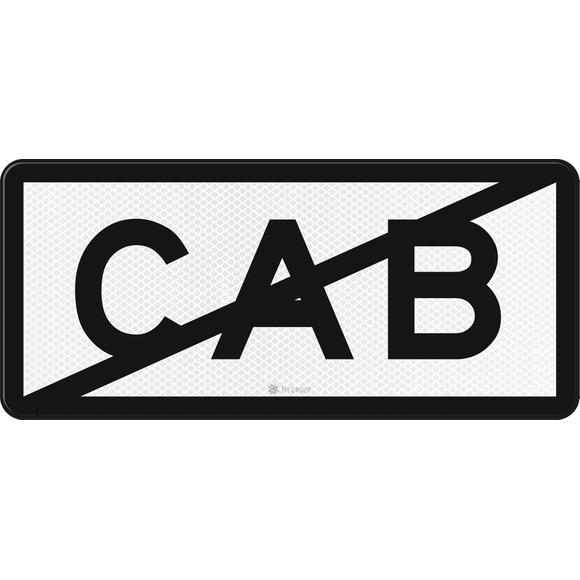 Bord Einde CAB,RS337,US20,DOR