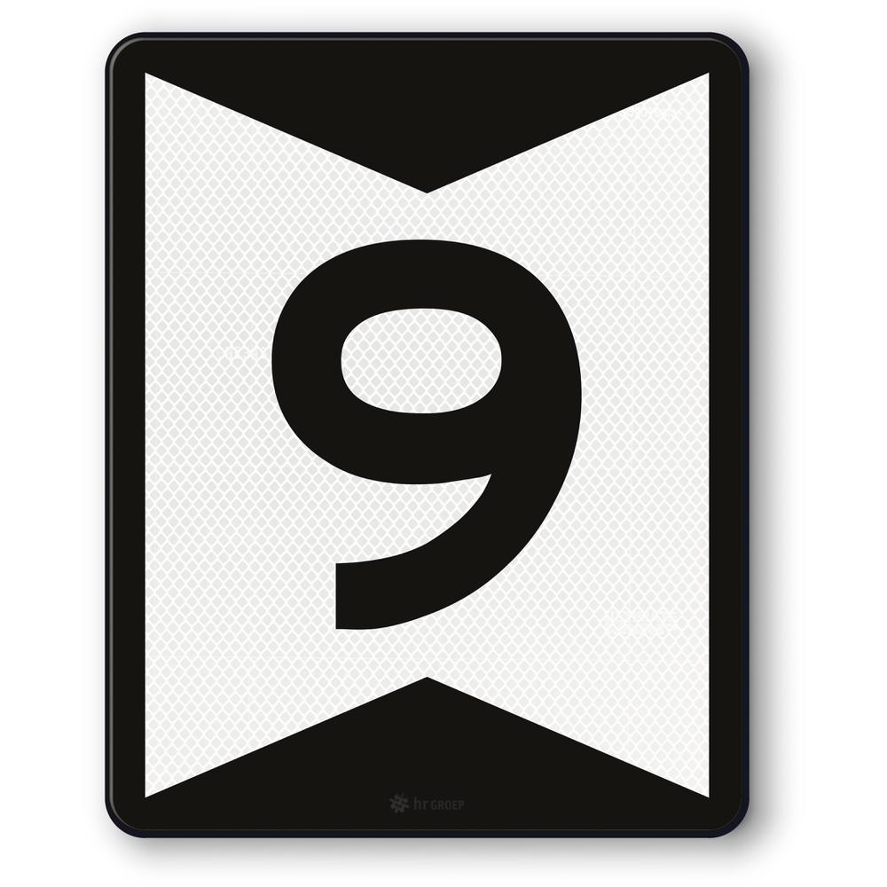 Adviessnelheidsbord 9,RS282,US20,DOR