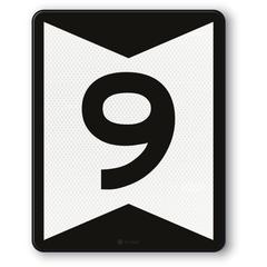 Adviessnelheidsbord 9,RS282,US20,DOR
