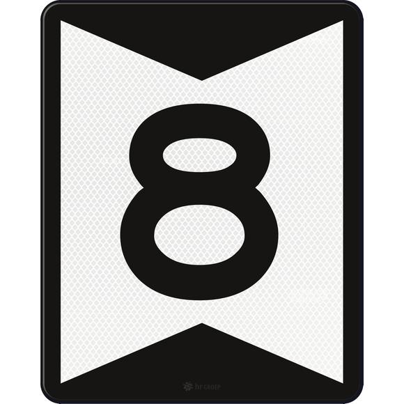 Adviessnelheidsbord 8,RS282,US20,DOR