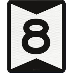 Adviessnelheidsbord 8,RS282,US20,DOR