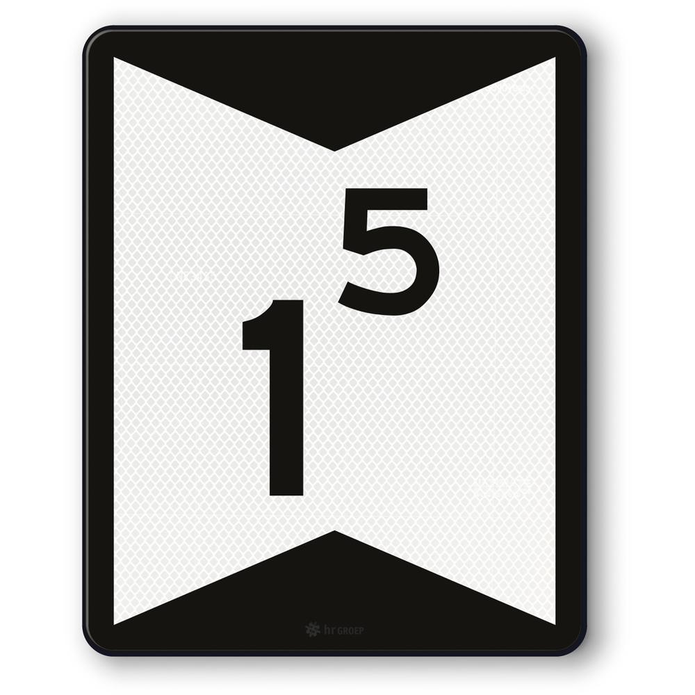 Adviessnelheidsbord 1,5,RS282,US20,DOR