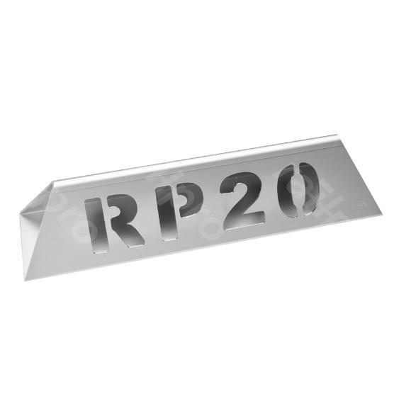 Spoornaambord 1-4 tekens,gefreesd