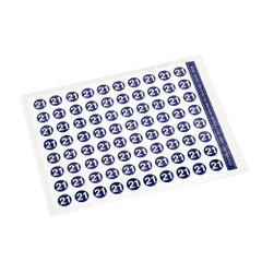 Sticker,B-relais,2021,d.blauw/witte rand