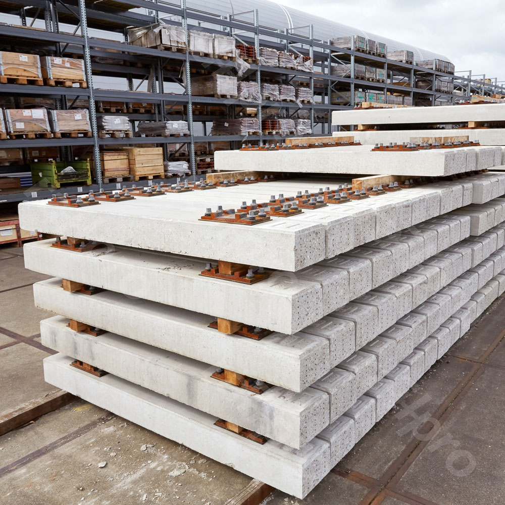 Betondwarsligger,m rughellingplaat 54E1
