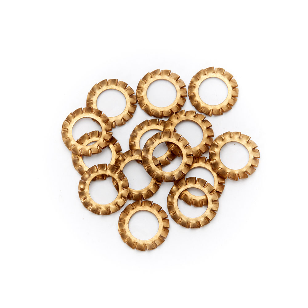 Tandveerring,brons,M8,DIN6798A