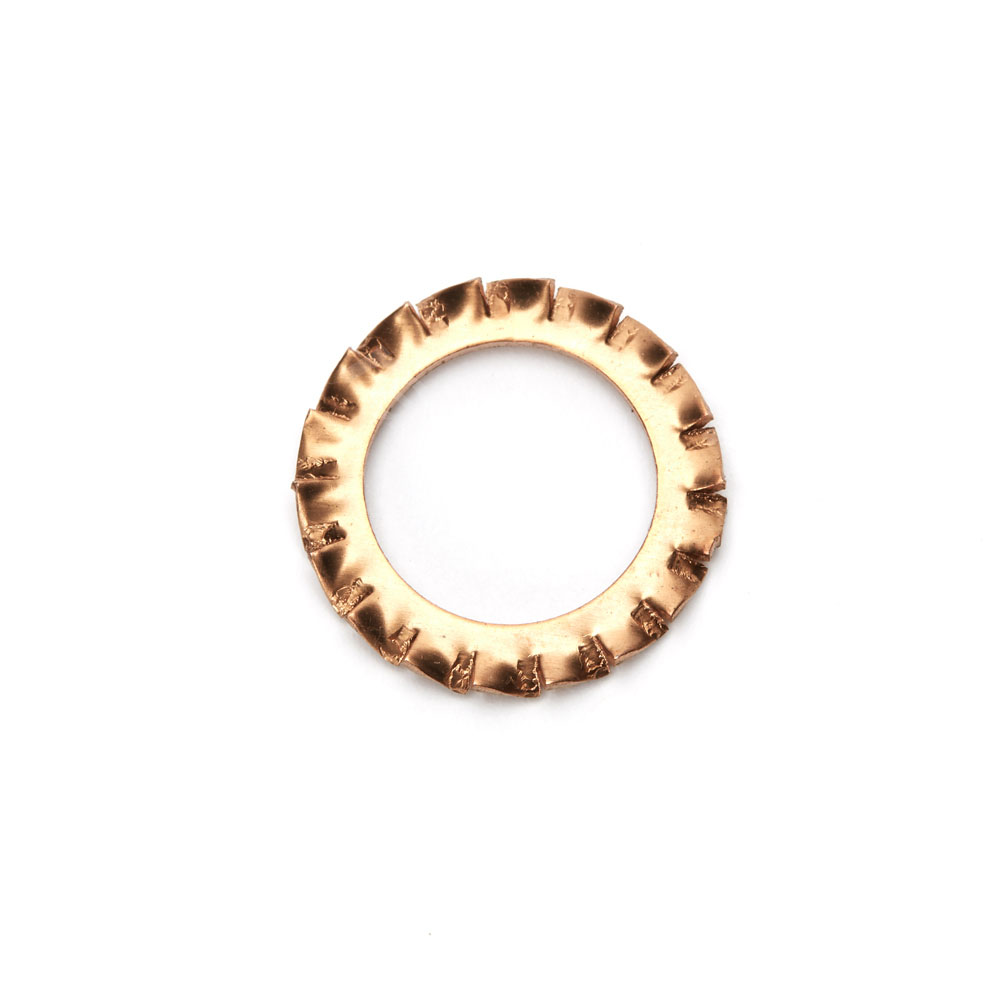 Tandveerring,brons,M16,DIN6797A