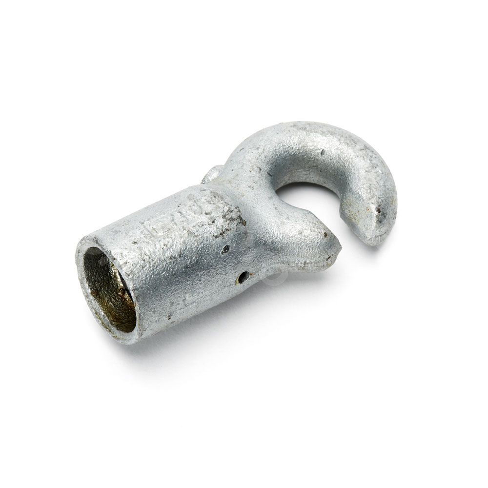Pijphouder,m haak,100mm