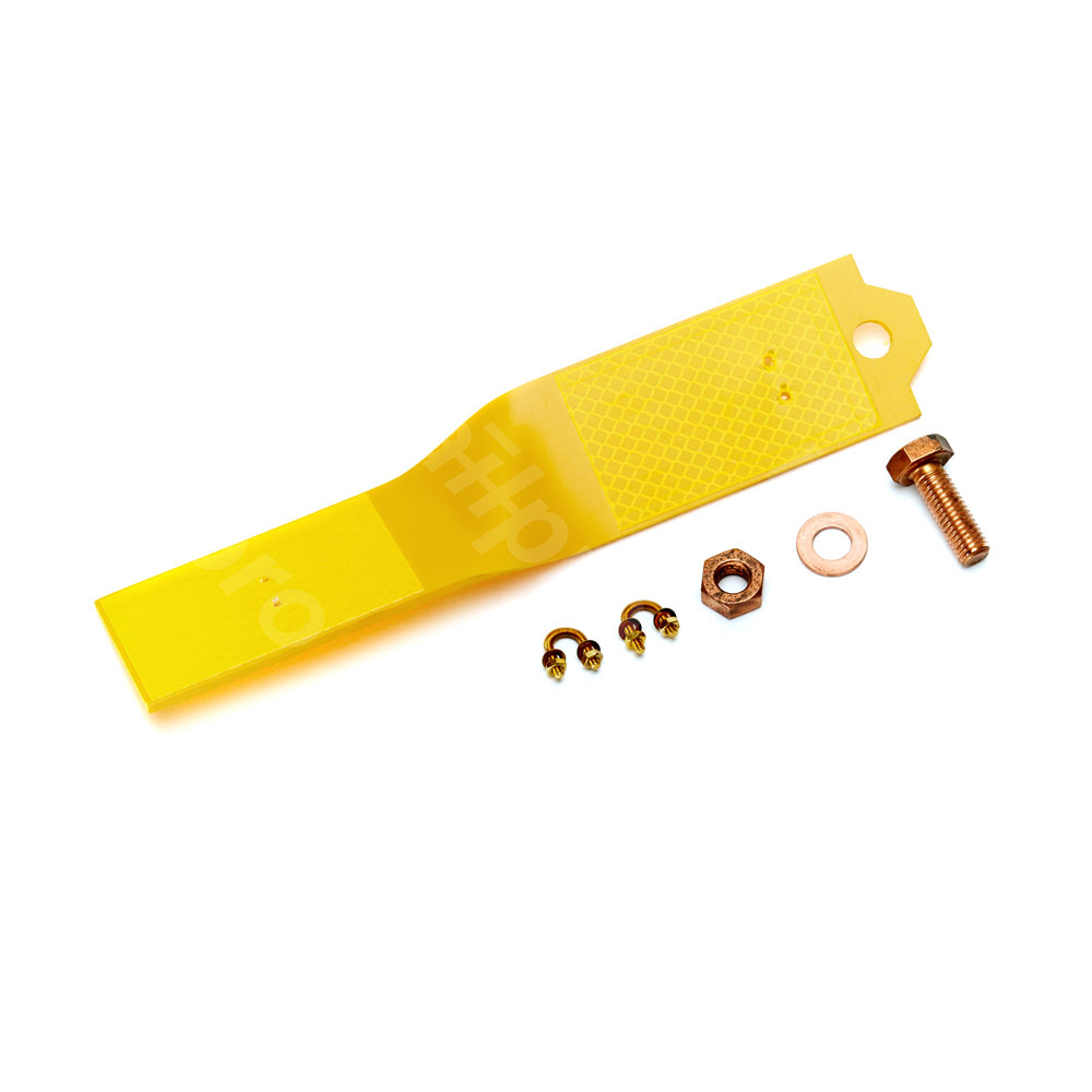 Waarschuwingsbord,open spaninr.,250x50mm