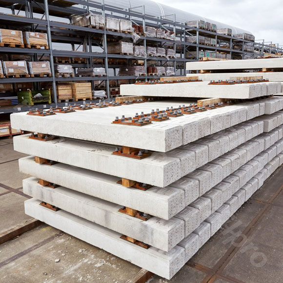 Betondwarsligger,m rughellingplaat 54E1