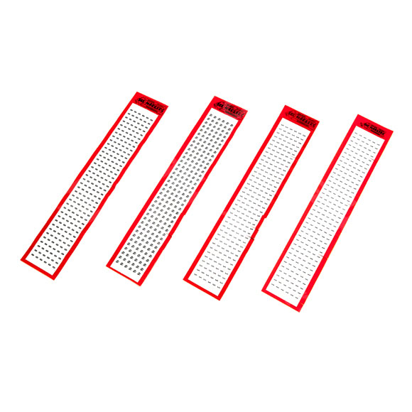 Merkplaat,'0',wt/zw,6x38mm