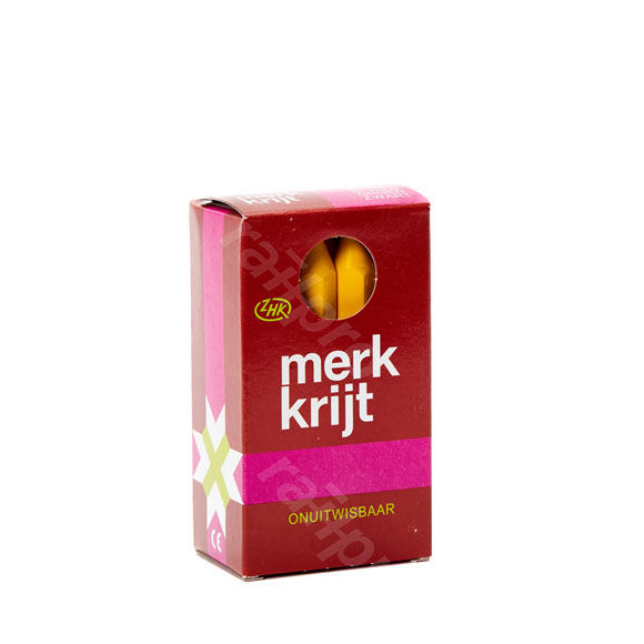 Merkkrijt,gl,onuitwisbaar,doos 12st