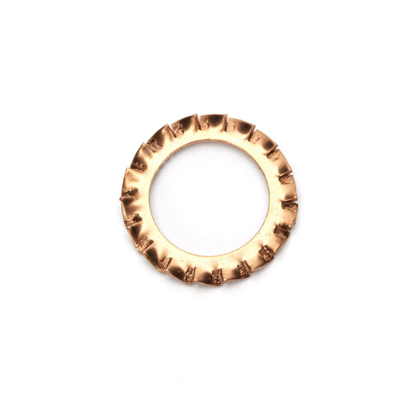 Tandveerring,brons,M16,DIN6797A