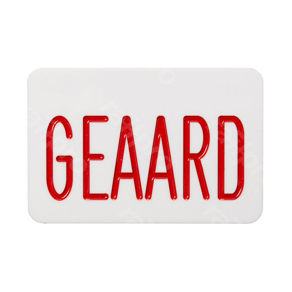 Bord,'GEAARD',magn.,kunstst.,148x98mm