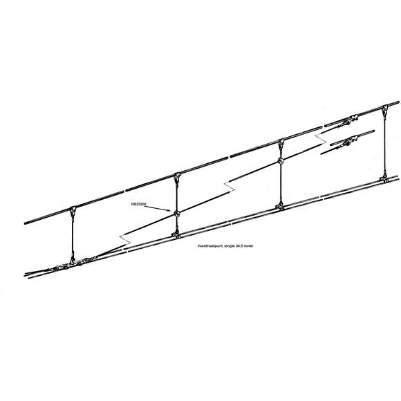 Vastpunt/verankering,25mm²x38,5m