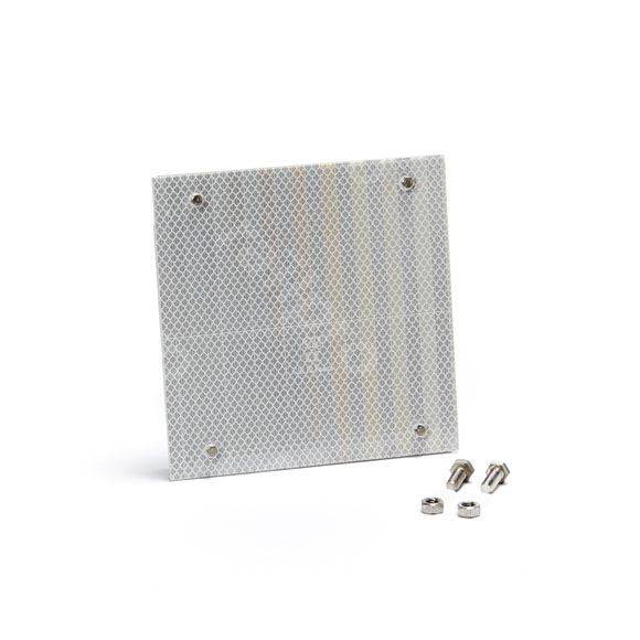 Plaatbevestiging,m 1 refl.,180x180mm