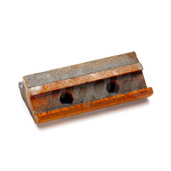 Steunklemplaat,m 2-gtn,gietijz,220mm