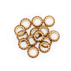 Tandveerring,brons,M8,DIN6798A