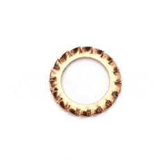 Tandveerring,brons,M16,DIN6797A