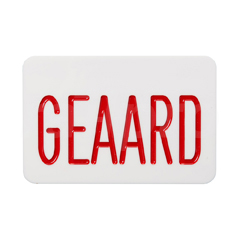 Bord,'GEAARD',magn.,kunstst.,148x98mm